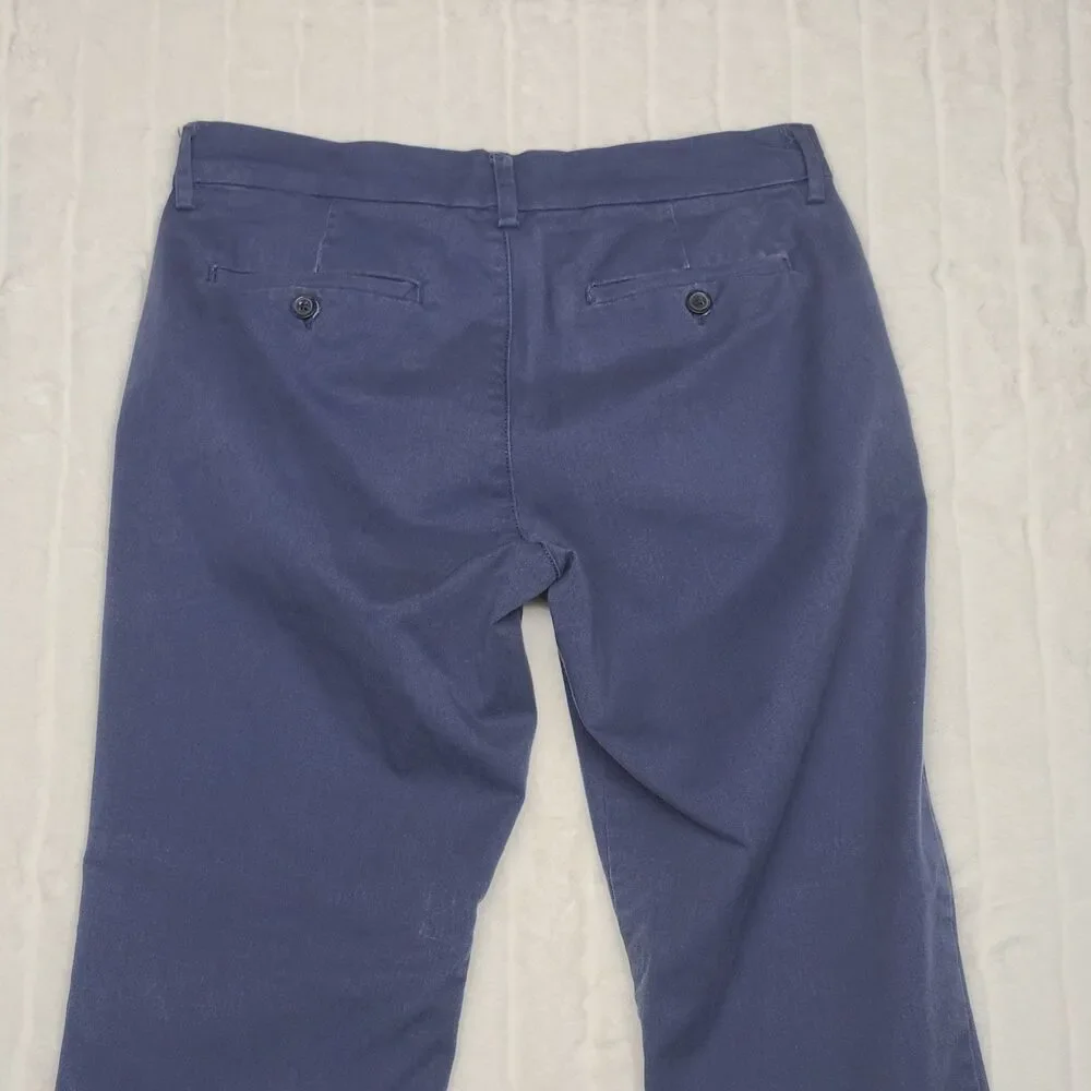 St. John's Bay TempFlex Men's 30x30 Blue Straight Fit Chino Pants Stretch